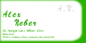 alex neber business card